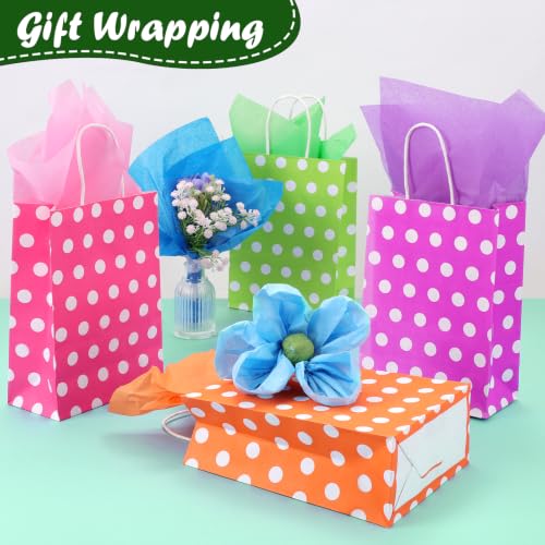 TUXIYA 600 Sheets Tissue Paper,40-Color 14"X20" Tissue Paper for Gift Bags - size: 600P