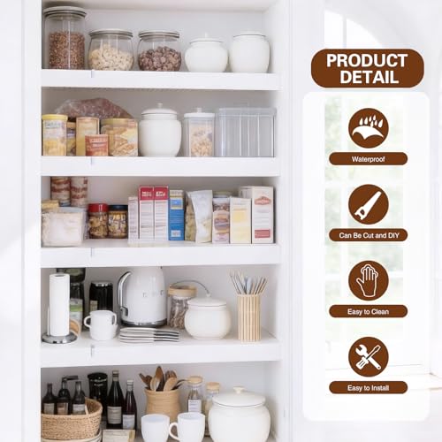 Wire Shelf Covers for Wire Shelving,30''W X12 D,White5 Pcs - size: 30*12inch
