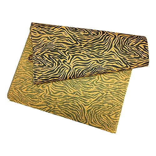 Prolinemax 20 Pc 20'' x 30'' Tiger Skin Animal Pattern Print Tissue Paper Gift Wrapping Tissues