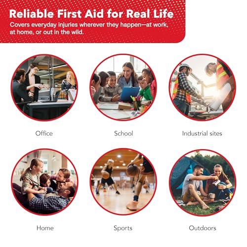 Swiss Safe 2-in-1 348 Pcs Large First Aid Kit for Camping, Travel & Car