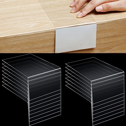 Containlol 15 Pcs Moveable Shelf Label Holder for Library, 3.6 x 2.4 Inch - size: 3.6 x 2.4 Inch