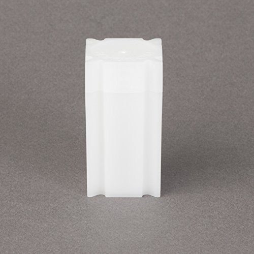 (20) Coinsafe Brand Square White Plastic (Small Dollar) Size Coin Storage Tube Holders
