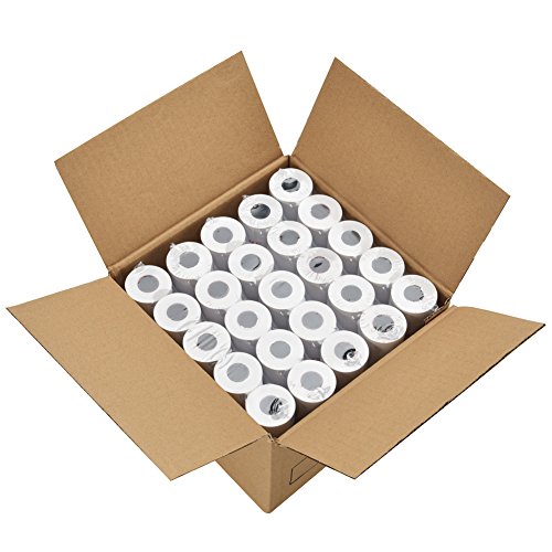 2 1/4'' x 50' Thermal Paper Rolls POS Receipt Paper (800 Rolls) - size: 2 1/4" x 50ft, style: 800 Rolls