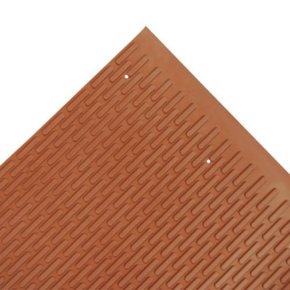 Rubber-Cal 03-161-RD-W-304"Safe-Grip" Slip-Resistant Traction Mats, 34" x 4' x 1/4", Red Rubber Runner - color: Red, size: 34" x 4ft