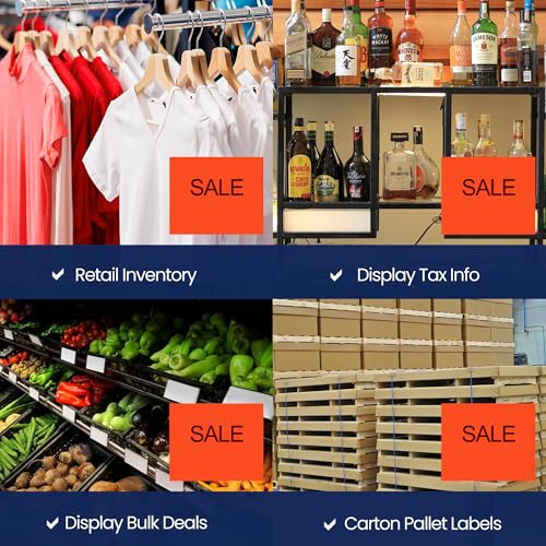 Pricing Labels for Monarch 1136 Sale - 14,000 Labels w/ 8 Rolls Value Pack, 1 Sleeve - Made in USA - color: Sale, size: 1 Sleeve