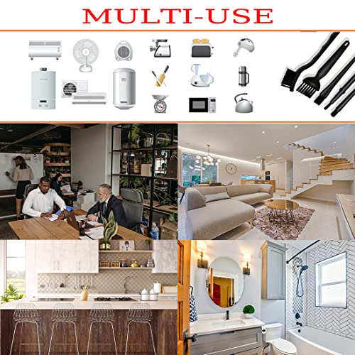 ELANE 6 Pcs Cleaning Brushes for Small Spaces, Small Brushes for Cleaning