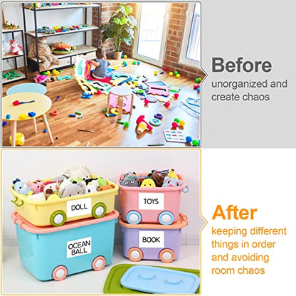 150 Pcs Labels for Storage Bins, 6 X 4 Inch Removable Labels for Storage Bins, Tear Resistant No Residue Storage Bin Label, Matte White Blank Box Label for School, Home, Business - size: 150 labels / 75 Sheets(6" x 4")