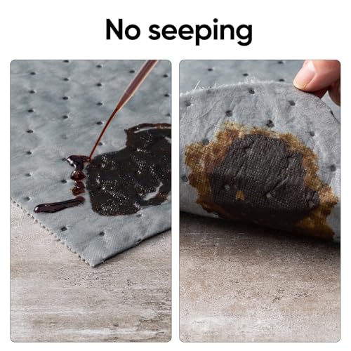 6 oz Heavy Duty Absorbent Mat Roll for Oil, Water and Other Liquids, Suitable for Multi-Purpose Super Absorbent Pads (15" W x 150' L) - size: 15" W x 150' L