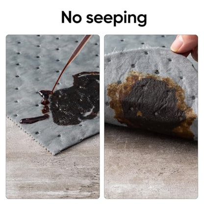 6 oz Heavy Duty Absorbent Mat Roll for Oil, Water and Other Liquids, Suitable for Multi-Purpose Super Absorbent Pads (15" W x 150' L) - size: 15" W x 150' L