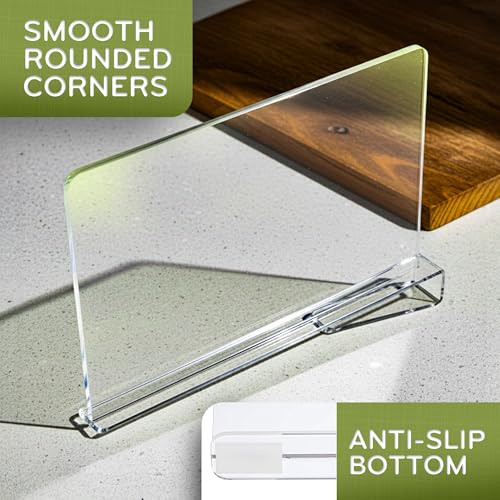 12 Pack Clear Shelf Dividers & Purse Organizer for Closet, Small Closet Organizers and Storage, Perfect for Sweaters, Shirts, Towels, Handbags & Books Organization - size: 12 Pack