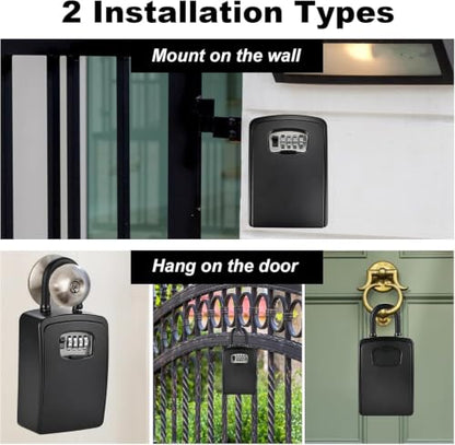 XXL Large Key Lock Box, 5.5"x4.1"x2.1", Upgraped Material