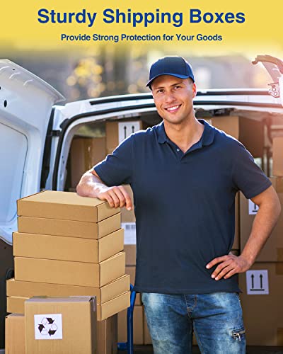 Shipping-Boxes-11x8x2 Inches: 25 Pack-Self-Seal-Cardboard-Boxes-for-Packaging, Brown-Shipping-Boxes-for-Packing-Small-Business, Corrugated Box Mailers for Book Shoes Gift Mailing