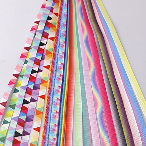 QingHan 3/8" Grosgrain Ribbon for Gifts Wrapping Crafts Boutique Fabric Ribbon 160yd (80x2yd) - color: 160yd grosgrain ribbon