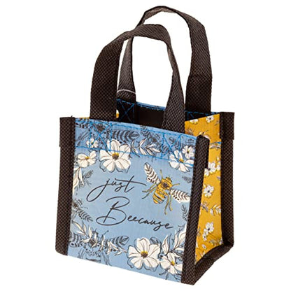 Karma Reusable Gift Bags - Tote Bag and Gift Bag with Handles - Perfect for Birthday Gifts and Party Bags RPET 1 Bee Tiny - color: Bee, size: Tiny