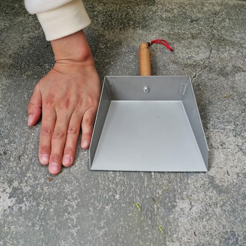 Mini Metal Dustpan and Brush Set for Fireplace Ash Cleanning - style: Mini Dustpan