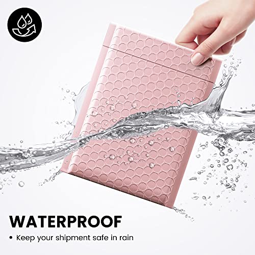 Fuxury 300 Pack Sakura Pink Bubble Mailers 6x10 Bubble Shipping Envelopes - color: Light Pink, size: 6x10" 300PC