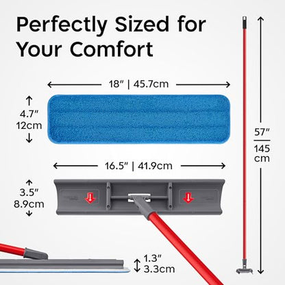 Tyroler MoppyShmoppy Heavy Duty Floor Squeegee for Concrete Floors 16.5"