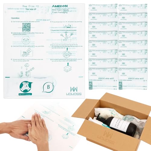 16 Pack 16"x14" Expanding Packing Foam, Expanding Foam for PC/Electronic Components/Equipment/Fragile Items, Rapid Expansion, Stable & Secure, Easy to Use - Essential for Moving - color: Pack of 16