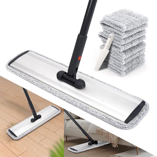 Professional 18 in Microfiber Mop Large Flat Mops for Floor Cleaning - size: 18 inches