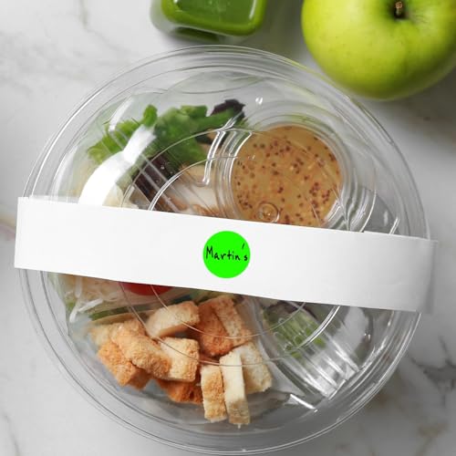ChromaLabel Fluorescent Green Dot Stickers, 3/4 Inch, 1008/Pack - color: Fluorescent Green