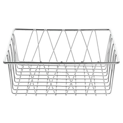 HUBERT Wire Basket - 12"L x 12"W x 4"H