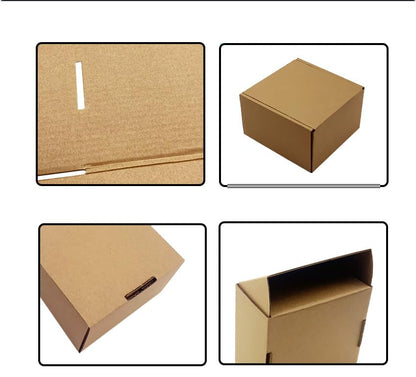 5x5x3 inch Shipping Boxes Pack of 25, Brown Corrugated Cardboard Mailer Box - size: 5x5x3 -25 Pack
