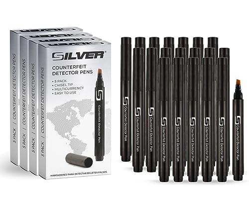 Counterfeit Detector Pens, 20 Pack - size: 20 Pack