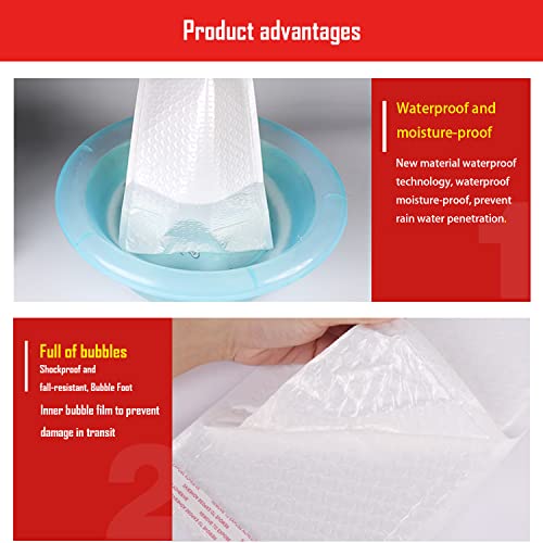 red Bubble Mailers KAIXILU Mailer Envelopes L13xW10 inch Packaging Shipping Bag Self Seal Package Mail Packing red -25PCS - color: Red-25pcs, size: L13xW10 inch