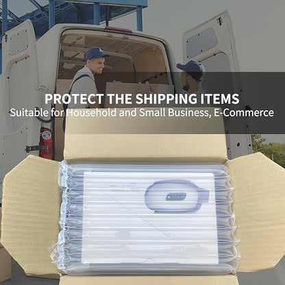 Large Bubble Cushioning Wrap for Packing 13.7inch*100feet, Inflatable Big Air Pillows for Shipping & Heavy Duty Moving Supplies Recyclable Packing Material for Fragile Items Shipping Supplies - size: 13.7''*100'