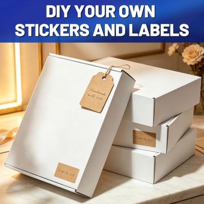 Wowxyz 14x8x5" Shipping Boxes 20 Pack White Corrugated Cardboard Box - size: 14x8x5"