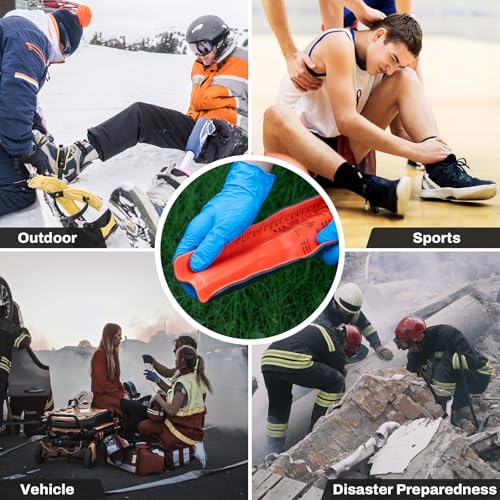 RHINO RESCUE First Aid Moldable Splint 36" X 4.3" Orange-Gray (1, Folded) - color: Orange