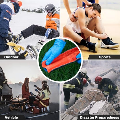 RHINO RESCUE First Aid Moldable Splint 36" X 4.3" Orange-Gray (1, Folded) - color: Orange