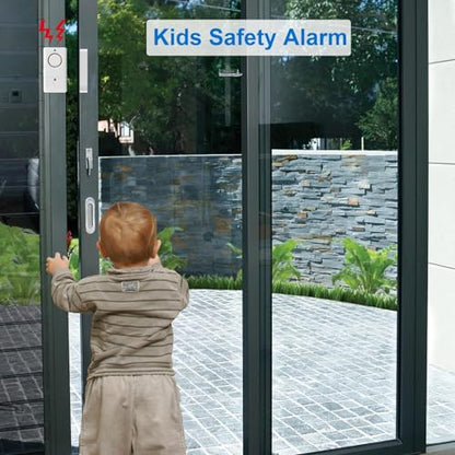Door Window Alarms, 120DB Door Alarms for Kids Safety, Security Alarm with Chime for Store Pool, 10 Pack - style: 10 Pack