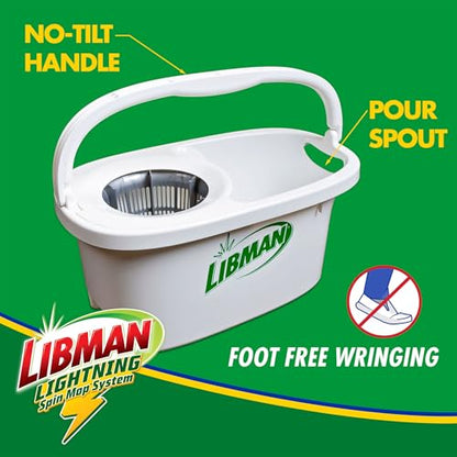 Libman Lightning Spin Mop System with Bucket & Wringer - style: Spin Mop
