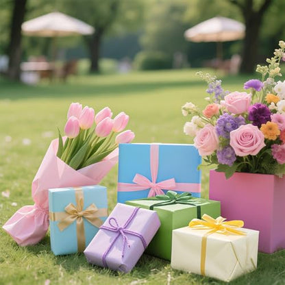 120 Sheets 14 x 20 Inch Pastel Tissue Paper for Gift Bag Wrapping - color: Pastel