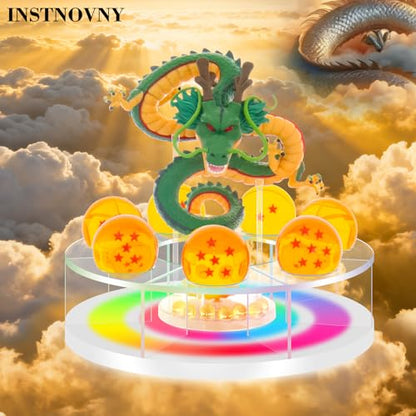 Shenlong Acrylic Shelf and Shelf, for Business Halloween Christmas Holiday and Birthday Home Decoration (15cm, Does not Include Dragons and Beads) - size: 16cm