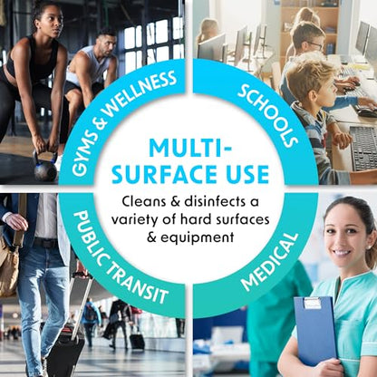 Wipex Gym Wipes Bundle: (1) Premium Black Wipe Dispenser with Trash Bin - Stainless Steel and (1) 800ct Disinfecting Gym Wipes Refill Roll - Suitable Use for School, Office, Gym, and Public Venues - size: 1 Count (Pack of 800)