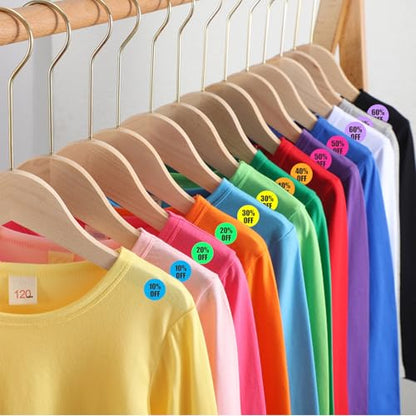 Percent Off Sticker 10 to 60 Discount Stickers,7/8 Inch Round Sale Stickers - style: Color OFF 10% -60%