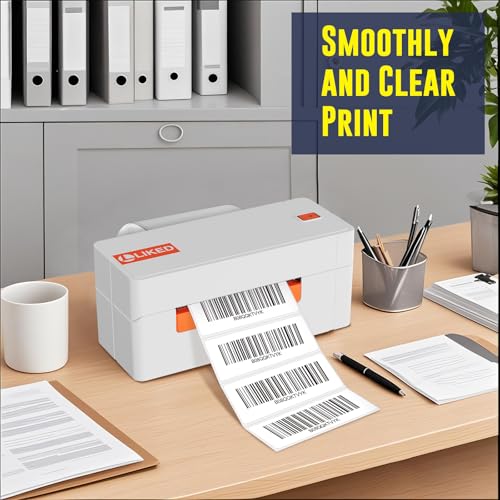 L Liked 3" x 1" Direct Thermal Label, 16800 Barcode Shipping Labels - size: 3"x1"-12 Rolls