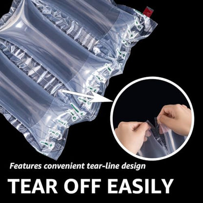 Air Pillows for Shipping with pump 200 Count Inflatable Packaging Air Bags - size: 3.54"x7.87"(200 Count)