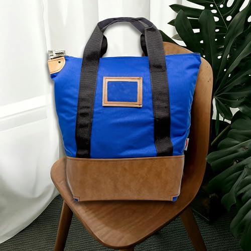 Locking Heavy Duty Courier Bag, 18x18x8 inch - color: Royal Blue