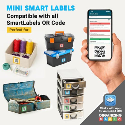 SmartLabels - Mini 1.5" QR Code Labels for Storage, Organization, & Moving - style: Mini