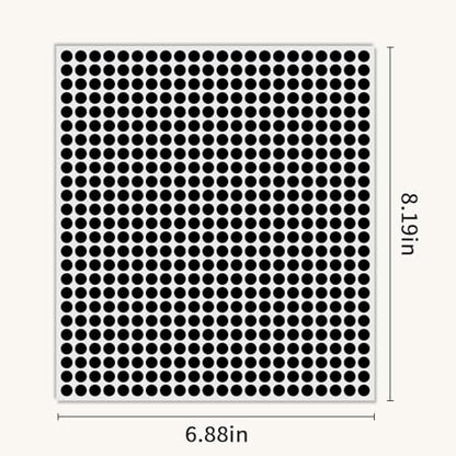 1/4" Black Dot Stickers Small Tiny Mini Little Circle Stickers - color: Black, size: 1/4 INCH