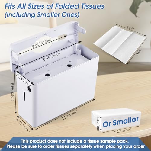 Countertop Paper Towel Dispenser, 200-Sheet Capacity - color: 5857s-white