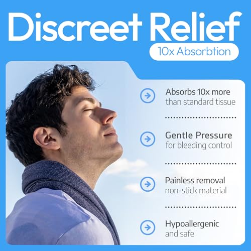 Nose Bleed Stopper, Nosebleed Plugs for First Aid, Kids & Seniors