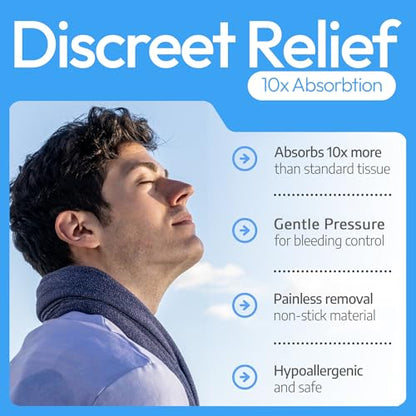 Nose Bleed Stopper, Nosebleed Plugs for First Aid, Kids & Seniors