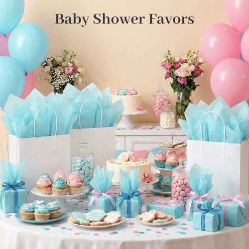 Koogel 330 Sheets Light Blue Tissue Paper, 14 X 10 inches - color: Light Blue