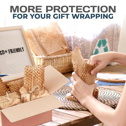 HexcelPack HexcelWrap Mini Honeycomb Packing Paper - White, 12" x 300' - color: White HoneyComb, size: 12" x 300 Feet - Roll with Dispenser Box