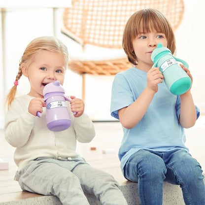 512 Pcs 1"x4" Waterproof Cartoon Baby Bottle Labels for Daycare - color: 8-color