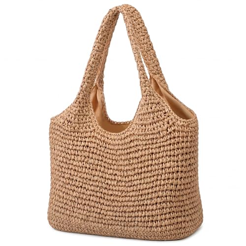 Oversized Boho Straw Basket Tote Bag Large Woven Beach Bag for Summer, Picnic, Shopping, Travel & Bridal Shower - style: Boho Beach
